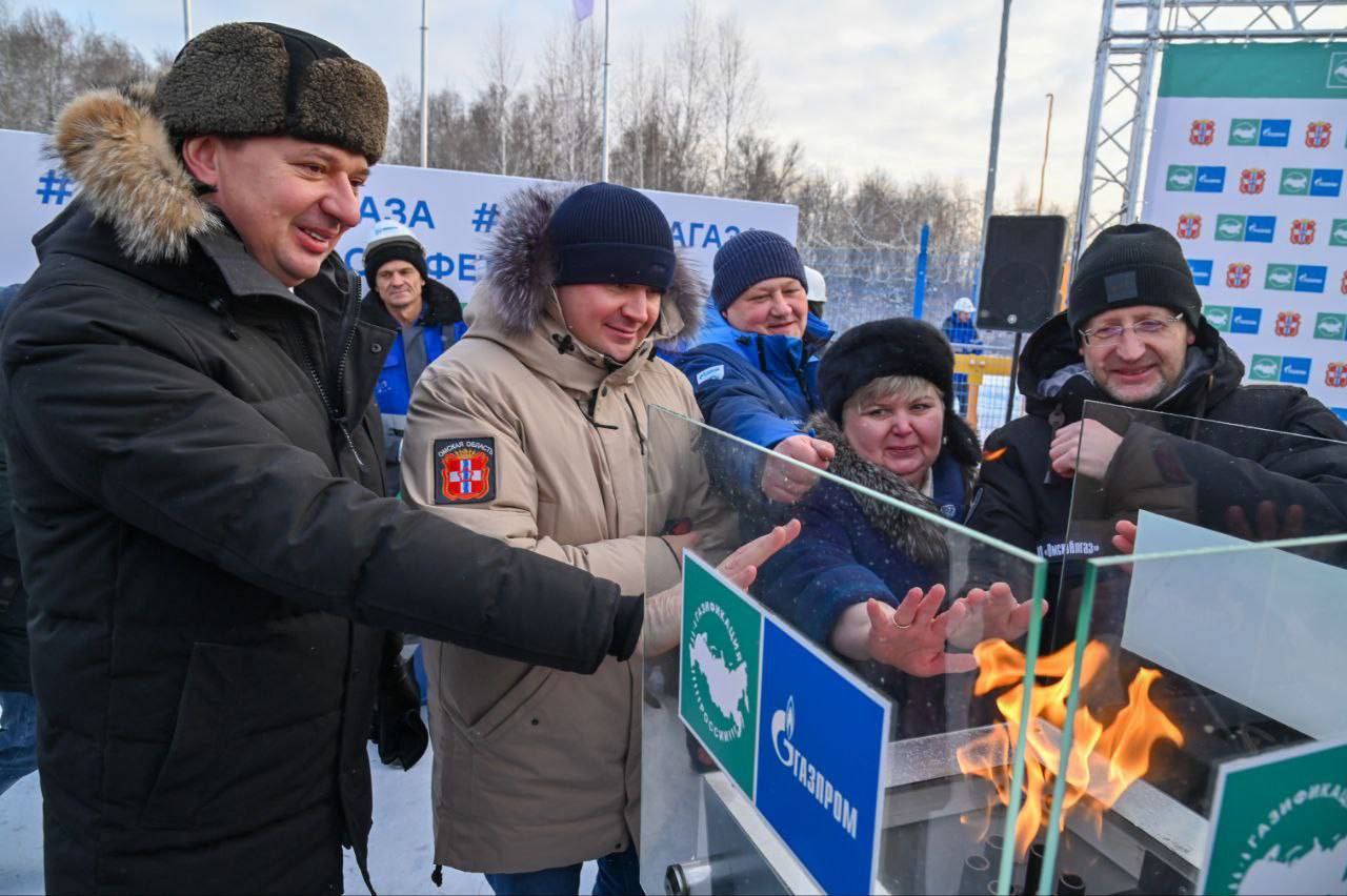 Сетевой газ пустили в три северных района: Знаменский, Тарский и Тевризский